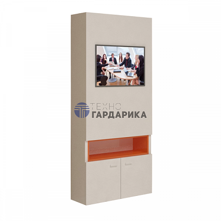 Стойка-шкаф для книг мобильная интерактивная МедиаАрт СТКМ.11 - 1200х600х1700 Стойка-шкаф для книг мобильная интерактивная МедиаАрт СТКМ.11 - 1200х600х1700