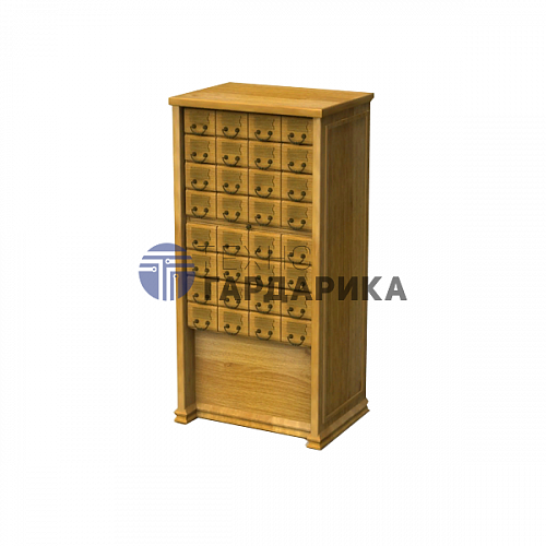 Шкаф каталожный 32 ящика 760х540х1600Н (серия Классика) Шкаф каталожный 32 ящика 760х540х1600Н (серия Классика)