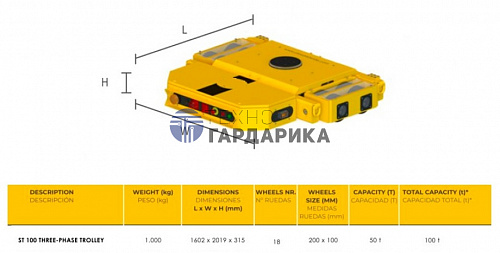 Транспортная платформа ST-100 Транспортная платформа ST-100